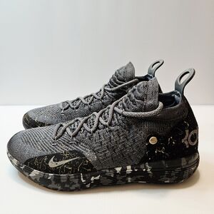 Nike Zoom KD 11 Gold Splatter Men's Size 12 Sneakers AO2604-901